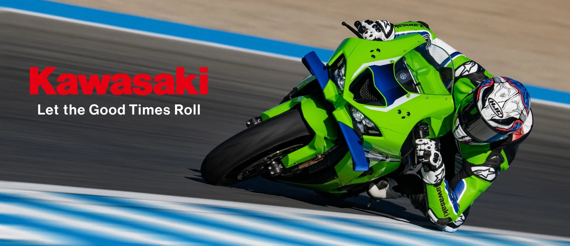 Ninja ZX-10Rの走行シーン
