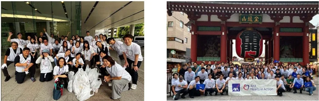 AXA Hearts in Actionのボランティア活動