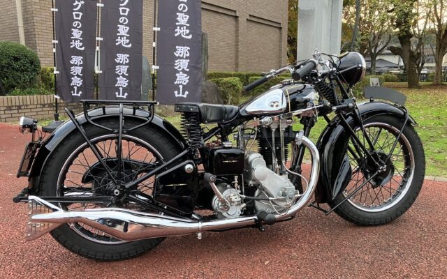 メグロゆかりの地・那須烏山にバイクが集結 「第6回 メグロ・キャノンボール那須烏山」にJAF栃木支部が出展し「子ども安全免許証」を発行