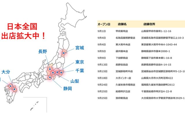 【9月速報】ニコニコレンタカー、11店舗が全国で一斉OPEN！