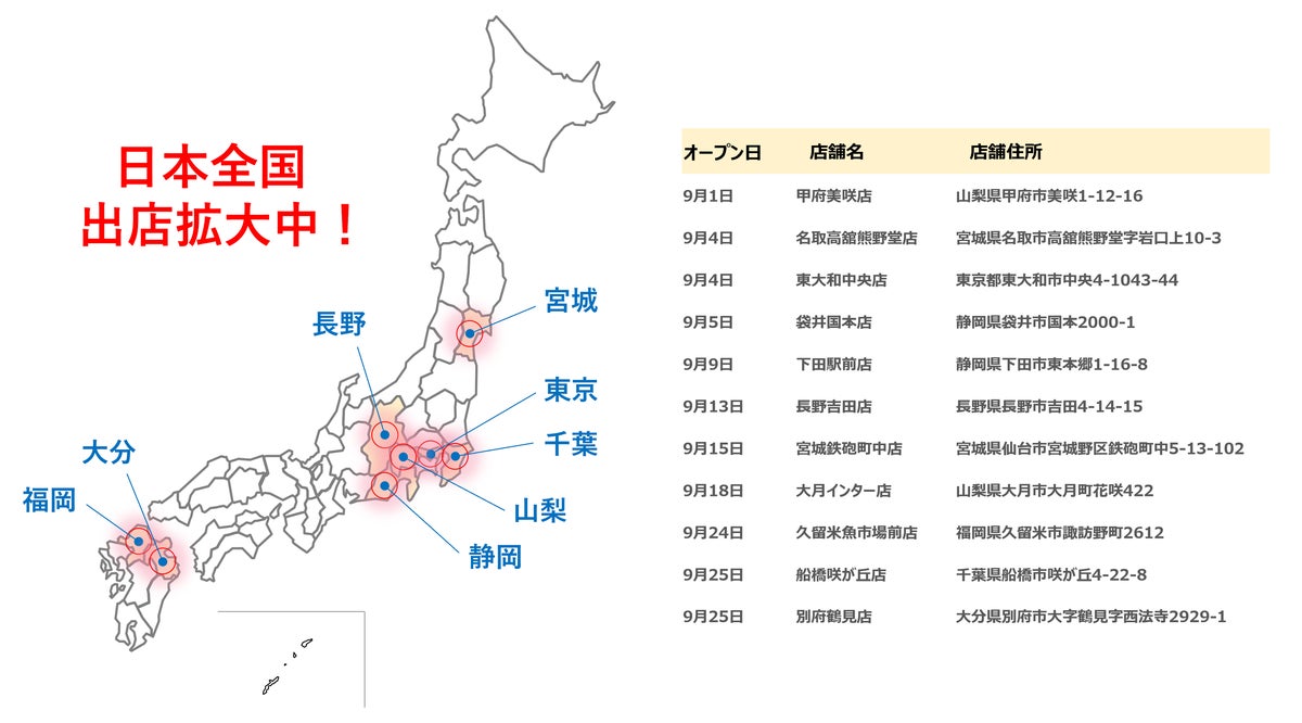 【9月速報】ニコニコレンタカー、11店舗が全国で一斉OPEN！