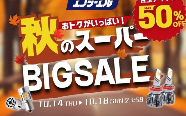 【最大50%OFF】秋のスーパービッグセールで秋の夜長を安全に走るLEDヘッドライトを特別価格で提供