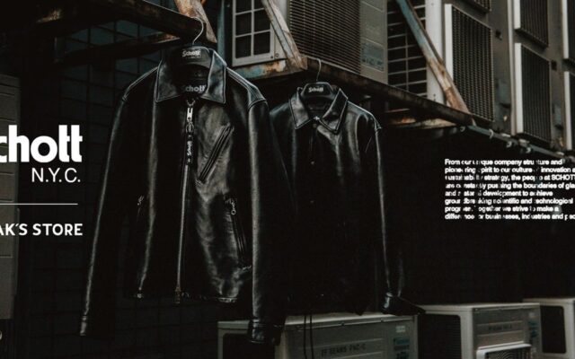 FREAK’S STOREがSchottに別注したレザージャケットが登場。過去の別注モデルを今の気分に合わせてシルエットをアップデートした2型を展開。