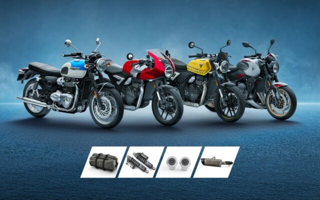 トライアンフから「アクセサリーご購入50%サポートキャンペーン」開催中のお知らせ