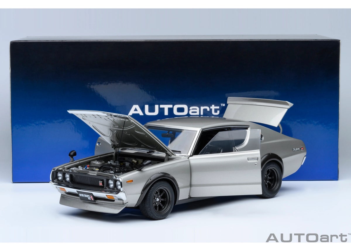 「日産スカイライン 2000GT-R (KPGC110) チューンド・バージョン」1/18スケールモデル(オートアート製)をCAMSHOP.JPで予約販売開始