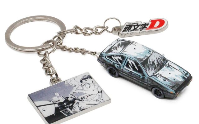 『頭文字D』漫画風ハチロク キーチェーン を宇都宮で期間限定販売！