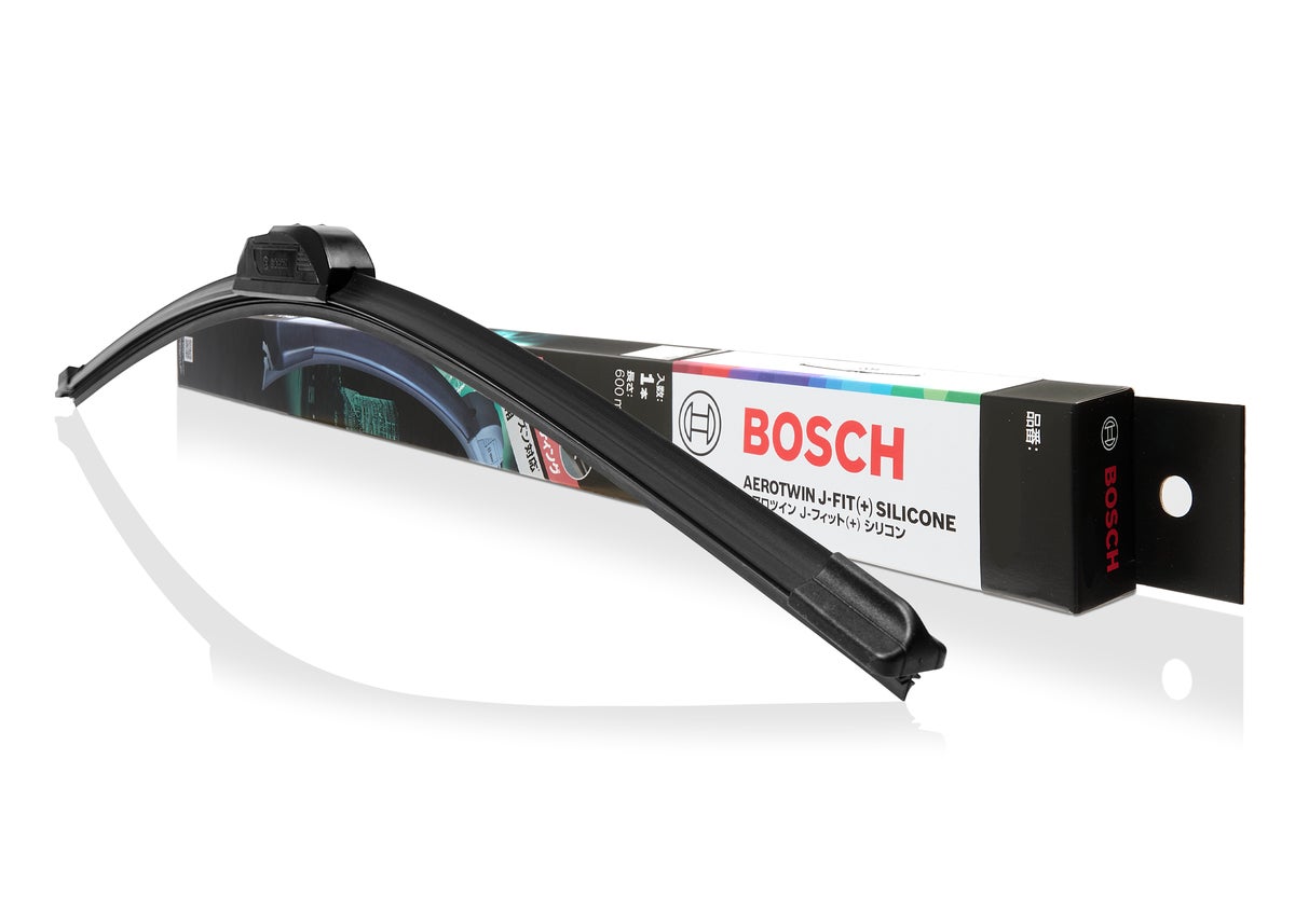ボッシュ、撥水シリコンラバー搭載の国産車用フラットワイパー「J-フィット(+) シリコン」を販売開始!