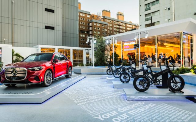 【MATE.BIKE】Mercedes-Benz STUDIO TOKYOにて、インスタレーションと試乗体験イベントを開催！
