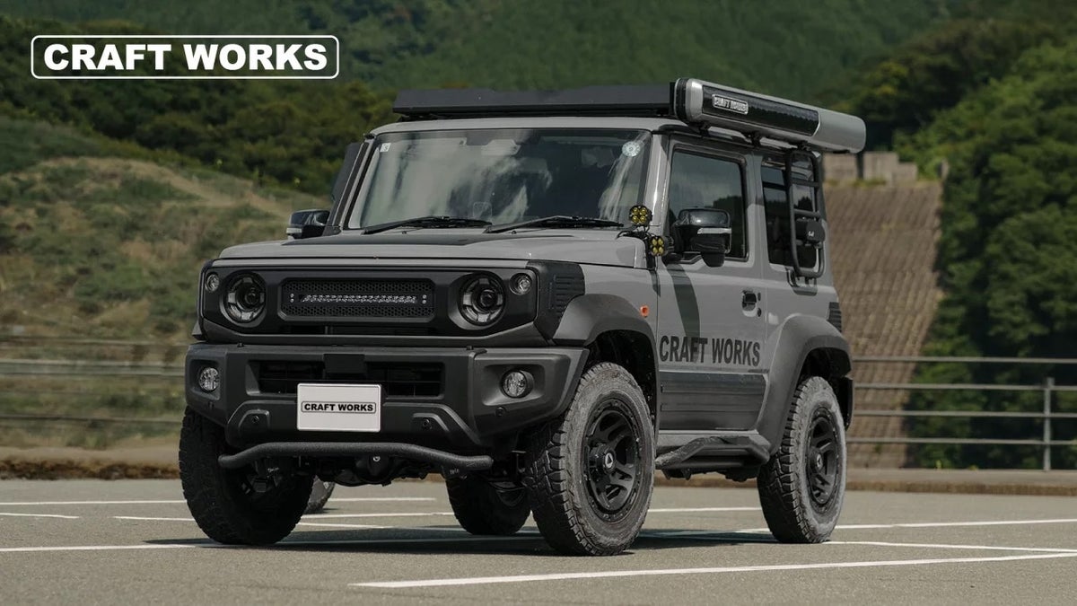 ジムニーカスタムを、もっと気軽に。CRAFT WORKSが『TAKEGTOURING2026』に出展、ノマド・シエラの2台を展示